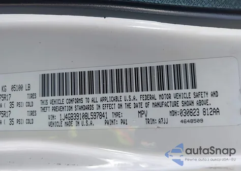 2008 Jeep Wrangler Unlimited X z USA, uszkodzony, nr VIN 1J4GB39108L597841